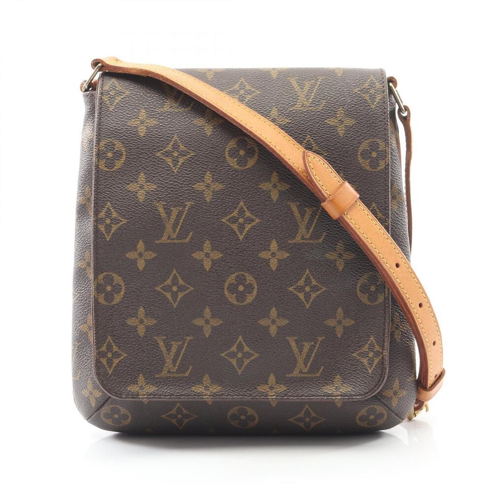Louis Vuitton Musette Salsa Long Strap Shoulder Bag Canvas Leather Monogram